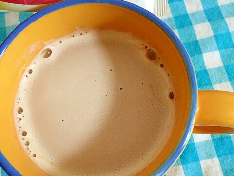 ミルクたっぷり♡カフェインレスのカフェオレ♡